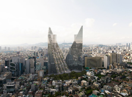 서울 강남구 역삼동 트윈픽스 사업 조감도 서울시 제공]